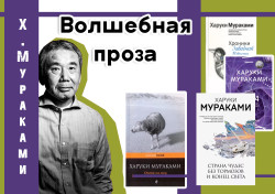 Книжная выставка «Волшебная проза Харуки Мураками» (12+)