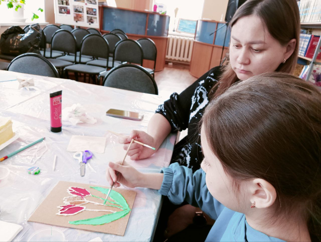 Весенние мотивы Пейп-Арта